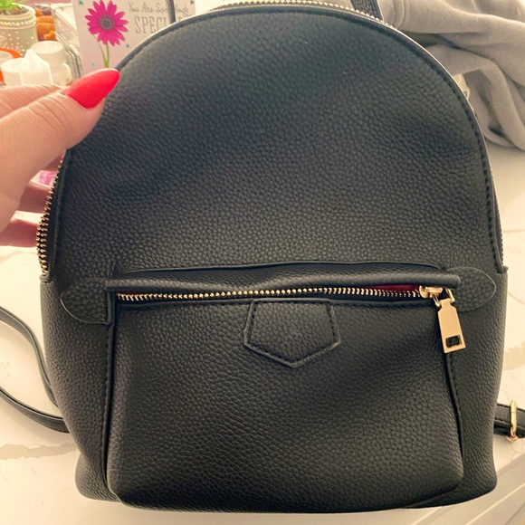 None Handbags - Leather backpack small